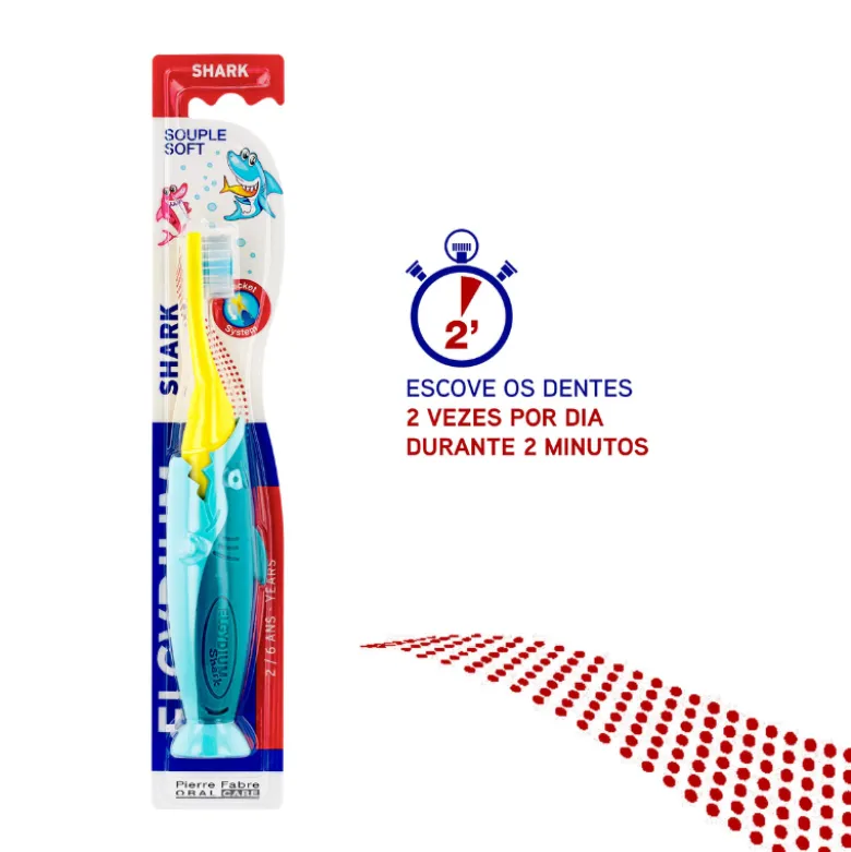 Elgydium Kids Shark Escova de Dentes Criança 2-6Anos