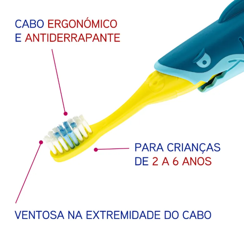 Elgydium Kids Shark Escova de Dentes Criança 2-6Anos