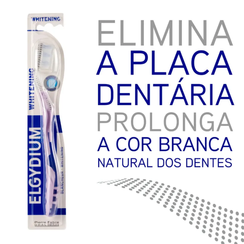 Elgydium Whitening Escova de Dentes Branqueamento Suave