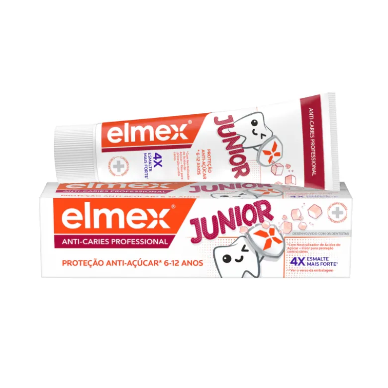 Elmex Junior Pasta de Dentes 6-12 Anos Anti-Cáries 75ml