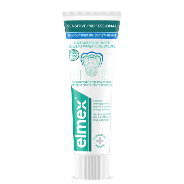 Elmex Sensitive Professional Branqueador Dentífrico 75ml | Para Dentes Sensíveis | Pro-Argin