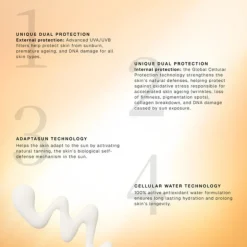 Esthederm Adaptasun SPF50 Fluido Invisível 40ml | Protetor Solar Rosto