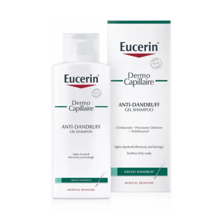 Eucerin DermoCapillaire Gel Champô Anticaspa Oleosa 250ml