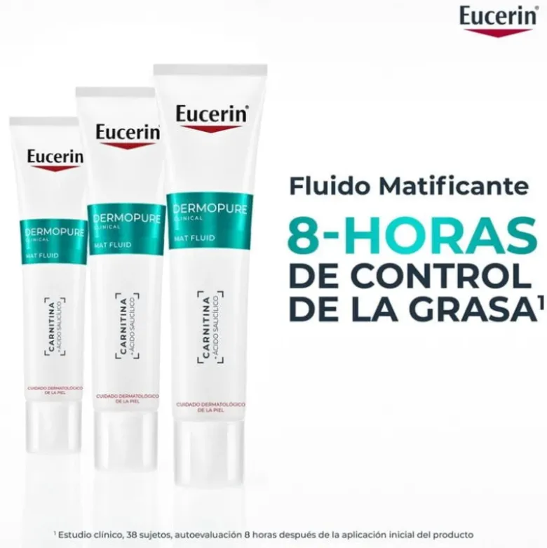 Eucerin DermoPure Mat Fluid 40ml | Fluido Matificante Pele Oleosa