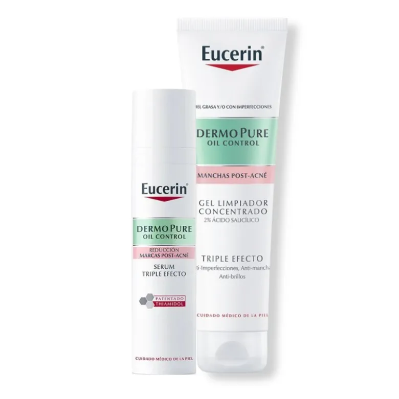 Eucerin Dermopure Sérum Triplo Efeito + Gel de Limpeza Concentrado 50% Desconto