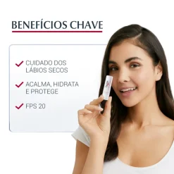 Eucerin Lip Active 4,8g | Batom Cieiro Hidratação e Proteção Solar FPS 20