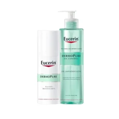 Eucerin Pack DermoPure Fluido Maficante + Gel Limpeza -50%