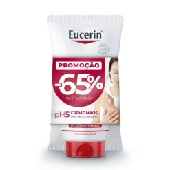 Eucerin pH5 Pack Creme de Mãos 75ml X2 65% Desconto na 2ª Unidade | Hidratação e Proteção