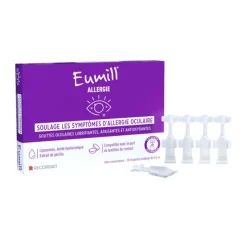 Eumill Allergy Colírio Monodose 10x0,5ml | Alívio de Alergias Oculares - Olhos Irritados e Secos