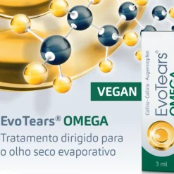 EvoTears Omega Colírio 3ml | Tratamento para Olho Seco