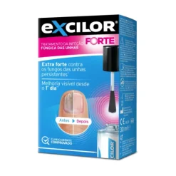 Excilor Forte Verniz 30ml | Tratamento Diário 24h para Fungos nas Unhas