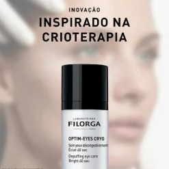 Filorga Optim-Eyes Cryo Fluido Olhos 15ml | Anti-Inchaço + Olheiras 60 Segundos - Sem perfume