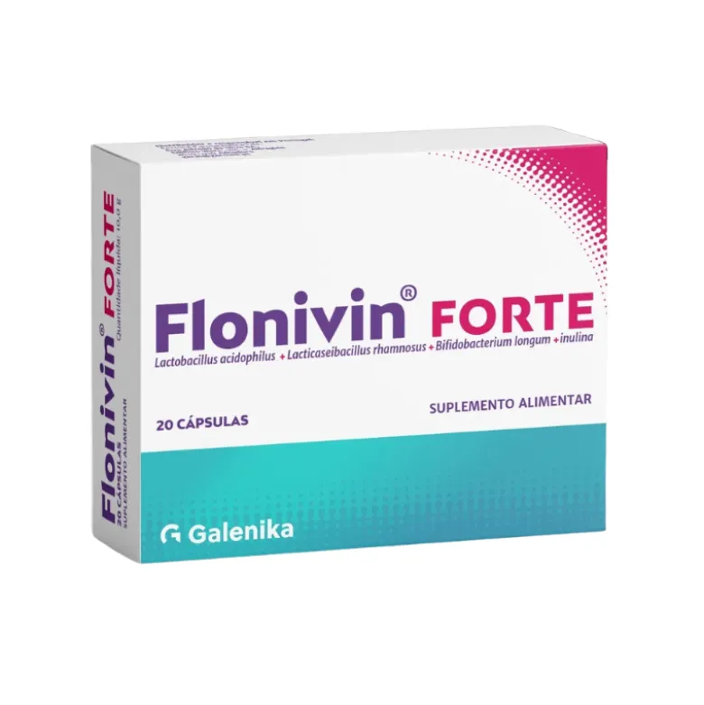 Flonivin Forte Cápsulas x20 | Probiótico Sinbiótico Digestão