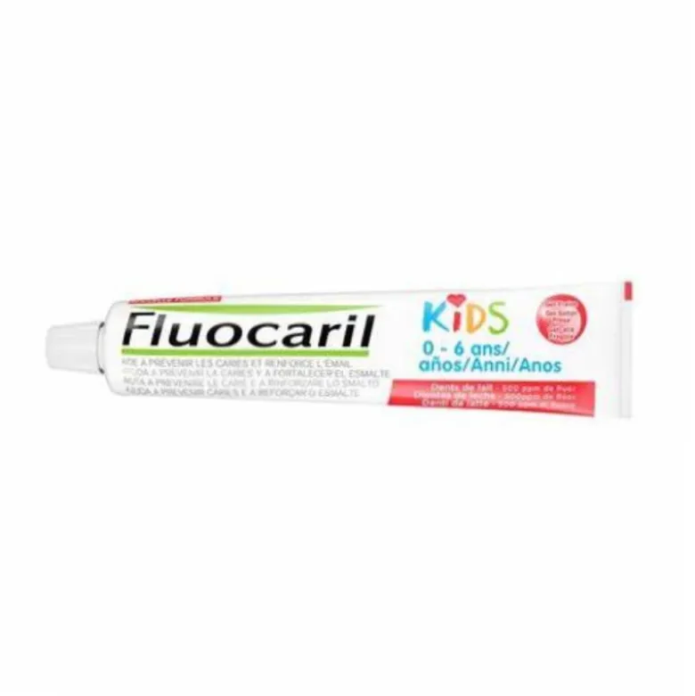 Fluocaril Kids Dentífrico Morango 0-6 Anos