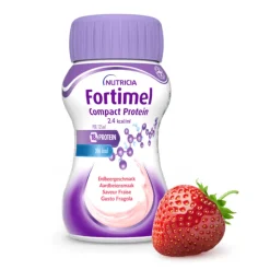 Fortimel Compact Protein Morango 4x125ml | Perda de peso, oncologia e pré/pós operatório