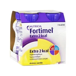 Fortimel Extra 2 Kcal Solução Baunilha 4x200ml