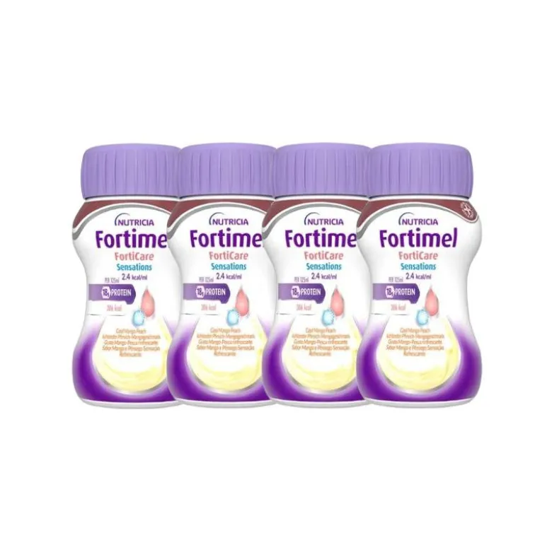 Fortimel Forticare Sensations Pêssego/Manga 4x125ml