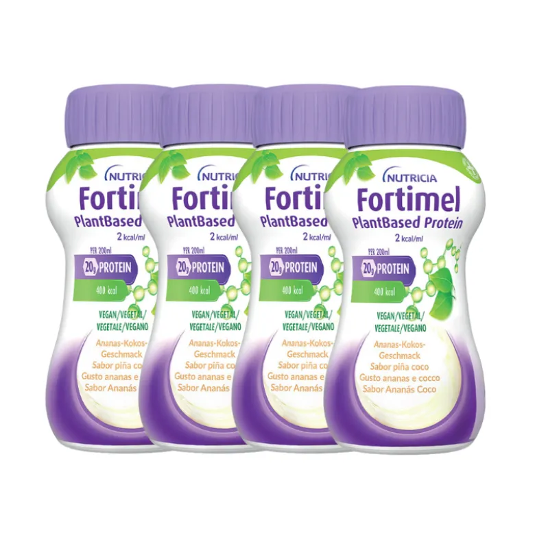 Fortimel Plant Based Ananás-Coco 4x200ml | Para malnutrição associada a doença