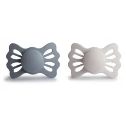 Frigg Lucky Chupetas Silicone Great Gray e Silver Gray 6-18M