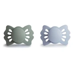 Frigg Lucky Chupetas Silicone Lucky Sage e Silver Gray 6-18M