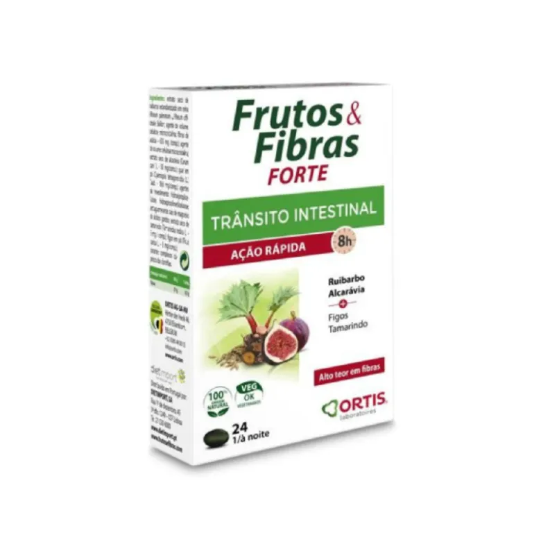 Frutos & Fibras Efeito Rápido Comprimidos x24