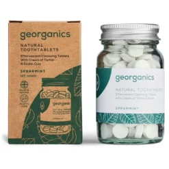 Georganics Pastilhas Dentífricas Menta sem Flúor x120