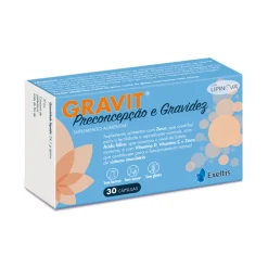 Gravit Preconceção e Gravidez 30 Cápsulas | Suplemento Grávidas - Exelvit agora é Gravit