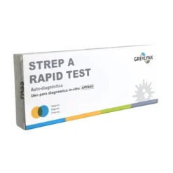GREYLUNZ Teste Strep A Rápido | Amigdalite Bacteriana - Resultado em 5 Min