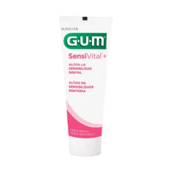 GUM SensiVital+ Pasta Dentífrica 75ml | Alívio da Sensibilidade Dentária | Sem Álcool