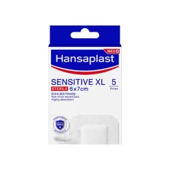 Hansaplast Med Sensitive XL 6x7cm x5