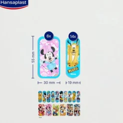 Hansaplast Pensos Infantis Mickey and Friends x20 | Suaves e Resistentes à Água