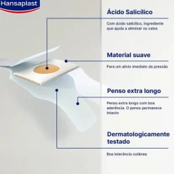 Hansaplast Pensos para Calos | Alívio Imediato da Dor | 8 Unidades