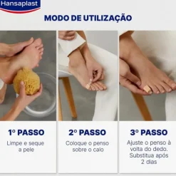 Hansaplast Pensos para Calos | Alívio Imediato da Dor | 8 Unidades