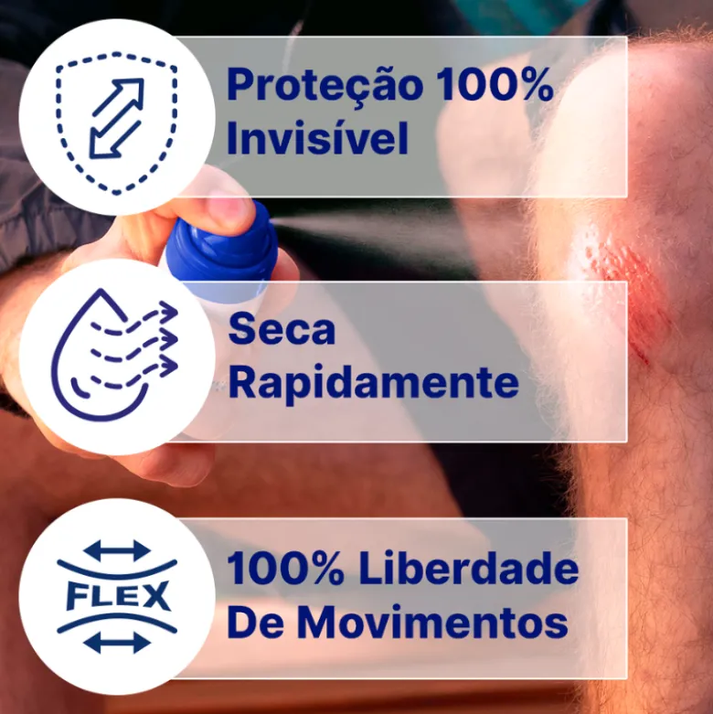 Hansaplast Second Skin Protection Penso em Spray 40ml | Película Protetora Transparente