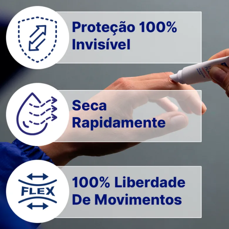 Hansaplast Second Skin Protection Penso Líquido 10ml | Película Transparente e à Prova de Água