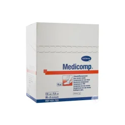Hartmann Medicomp Compressas Esterilizadas 7,5cmx7,5cm 25x2
