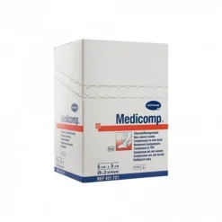 Hartmann Medicomp Compressas Esterilizadas 5x5cm 25x2