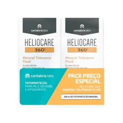 Heliocare 360º Mineral Tolerance Fluid SPF50 Pack Preço Especial
