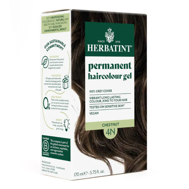 Herbatint 4N Castanho | Coloração Cabelo Sem Amoníaco