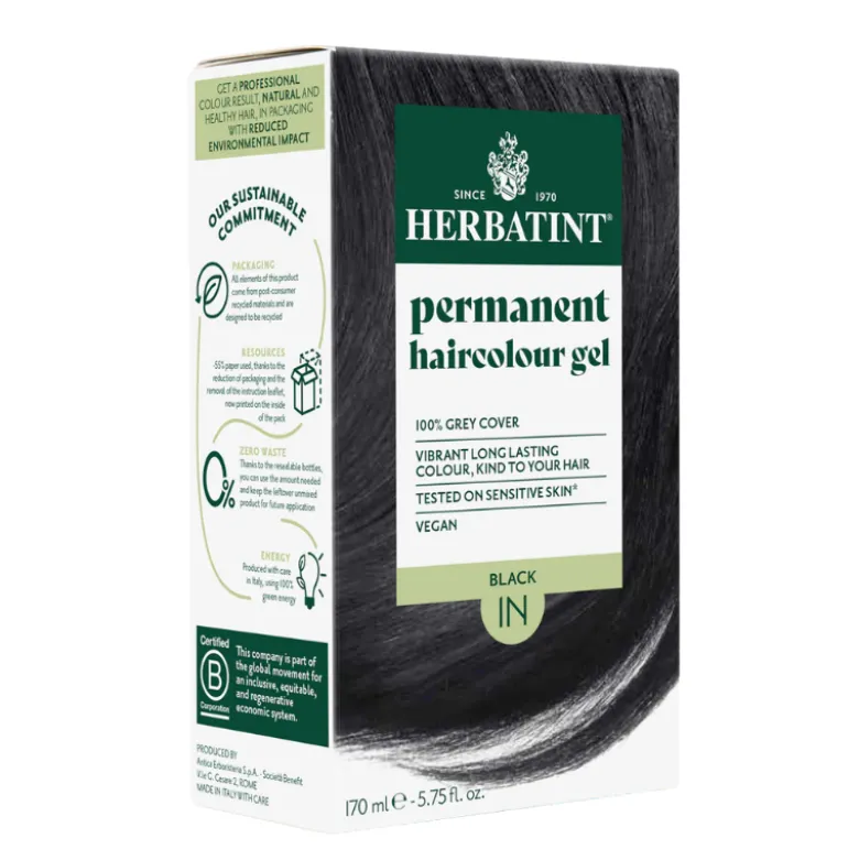 Herbatint 1N Preto | Coloração Cabelo Sem Amoníaco