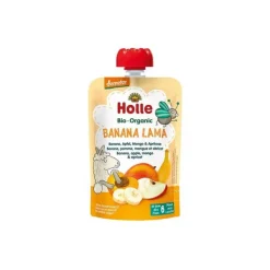 Holle Bio Banana Lama Puré Frutos 100g +6M