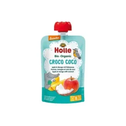 Holle Bio Croco Coco Puré Frutos 100g +8M