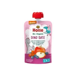 Holle Bio Dino Date Puré Fruta 100g +6M