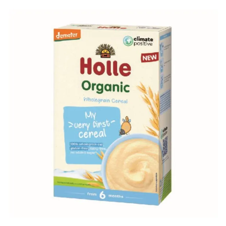Holle Bio Papa Cereais Integrais Aveia +6M 250g