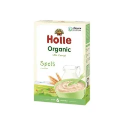Holle Bio Papa Láctea Trigo Espelta +6M 250g