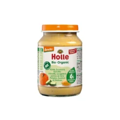 Holle Bio Puré Batata Abóbora e Curgete 190g +6M