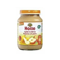 Holle Bio Puré Maçã e Pera +4M 190g