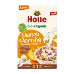 Holle Muesli Crocante Manga Cacau 200g +1Ano | Sem Açúcar Adicionado