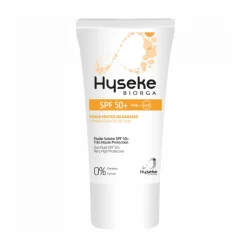 HYSEKE Biorga Protetor Solar Facial Fluido SPF50+ 40ml | Pele Oleosa e Acneica