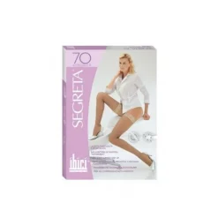 Ibici Stay Up Meia até à raiz da coxa 70 T2 Cor Preta